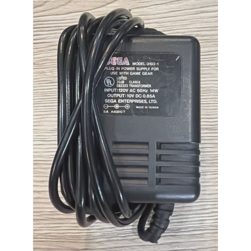 SEGA 2103-1 AC Adapter MK-2103 Genesis Power Supply 10V OEM Genuine